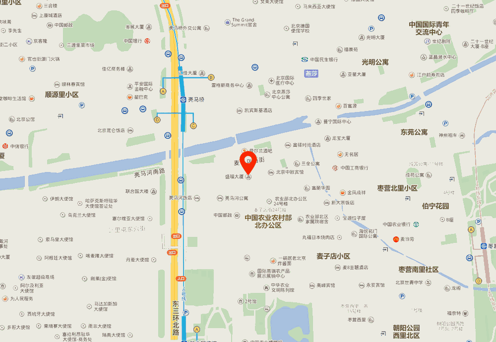 盛福大厦位置地图